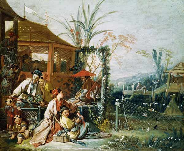 The Chinese Hunt a François Boucher