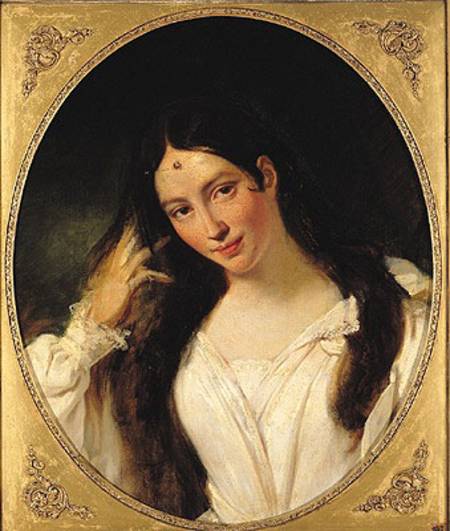 Portrait of 'La Malibran' in the Role of Desdemona a Francois Bouchot