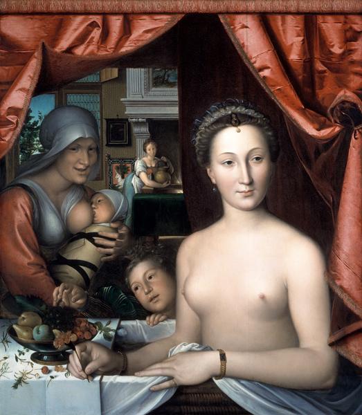 Lady in her Bath (Portrait of Diane de Poitiers) a François Clouet