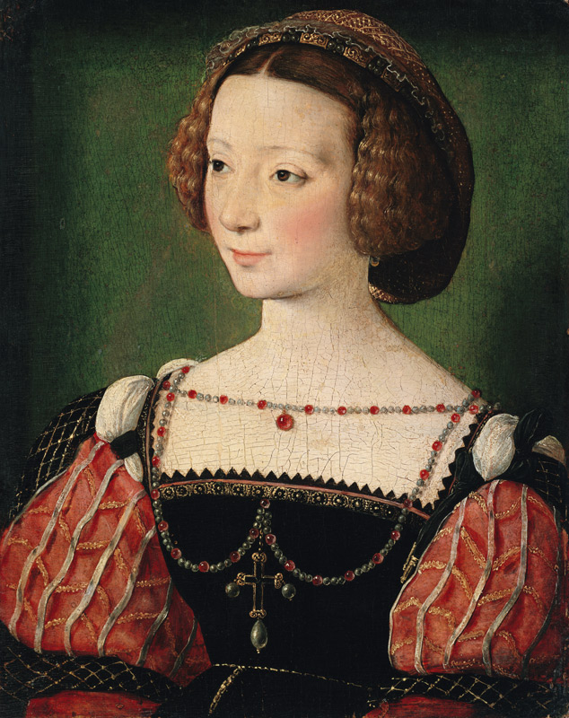 Portrait of Beatrix Pacheco, Countess of Montbel and Entremonts a François Clouet