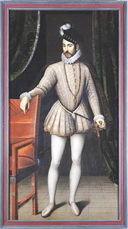 Charles IX (1550-74) King of France a François Clouet