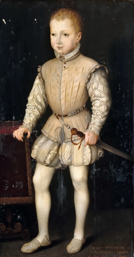 Henry IV of France as Child a François Clouet