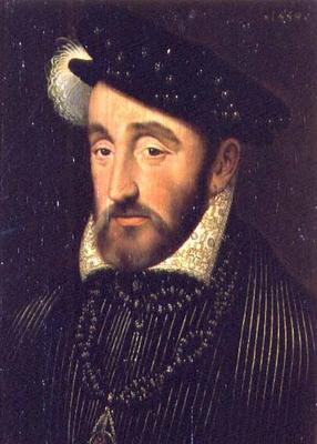 Portrait of Henri II of France (1519-59), 1559 a François Clouet
