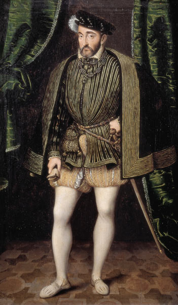 Portrait of Henri II (1519-59) a François Clouet