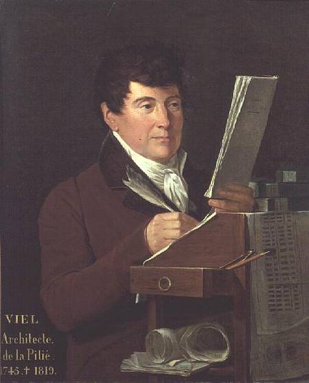 Portrait of Charles Francois Viel (1745-1819) a Francois Dumont