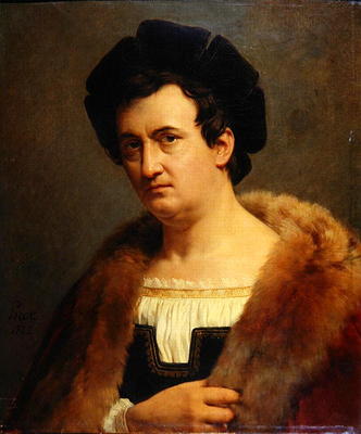 Portrait of Francois Joseph Talma (1763-1826) (oil on canvas) a François-Edouard Picot