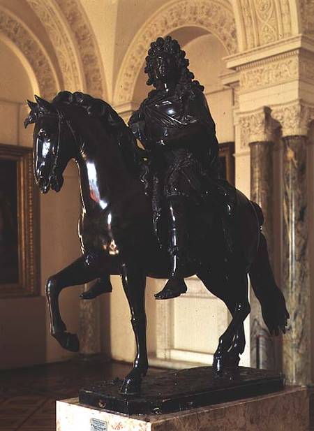 Model for the Equestrian Statue of Louis XIV, sculpture a Francois  Girardon