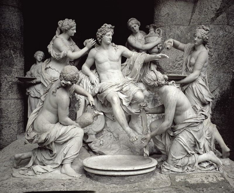 Apollo Tended by the Nymphs, intended for the Grotto of Thetis executed with the assistance of Thoma a Francois Girardon
