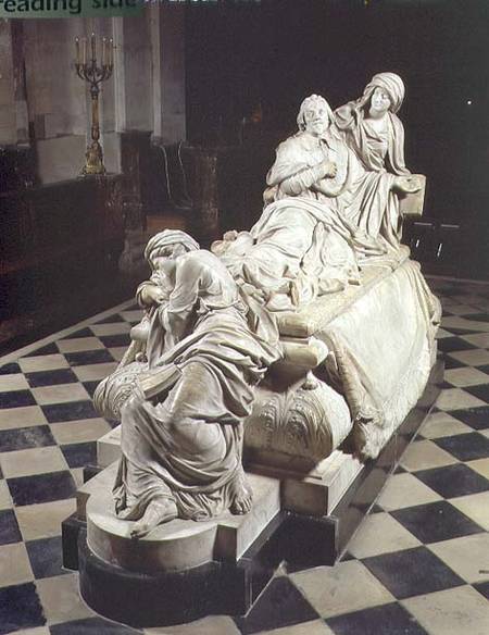 Funeral monument to Armand-Jean du Plessis, Cardinal Richelieu (1585-1642) depicting the cardinal ex a Francois Girardon