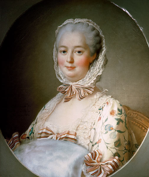 Portrait of Madame de Pompadour with a Fur Muff (1721-64) a François-Hubert Drouais