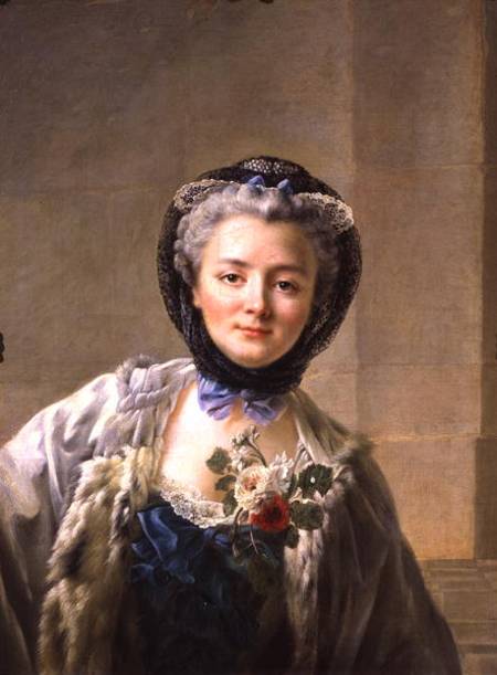 Portrait of Madame Drouais (c.1732-c.1815) a François-Hubert Drouais
