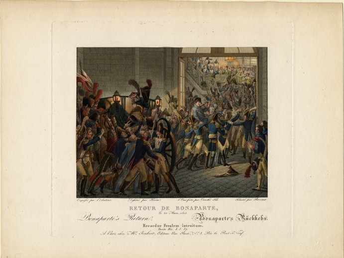 Napoleon Returning from the Island of Elba a François-Joseph Heim