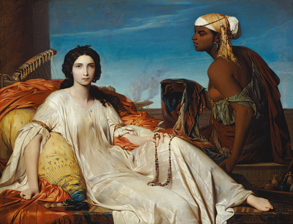 Odalisque, 1844 (oil on canvas) a Francois Leon Benouville