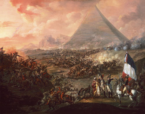 Battle of Pyramids a Francois Louis Joseph Watteau