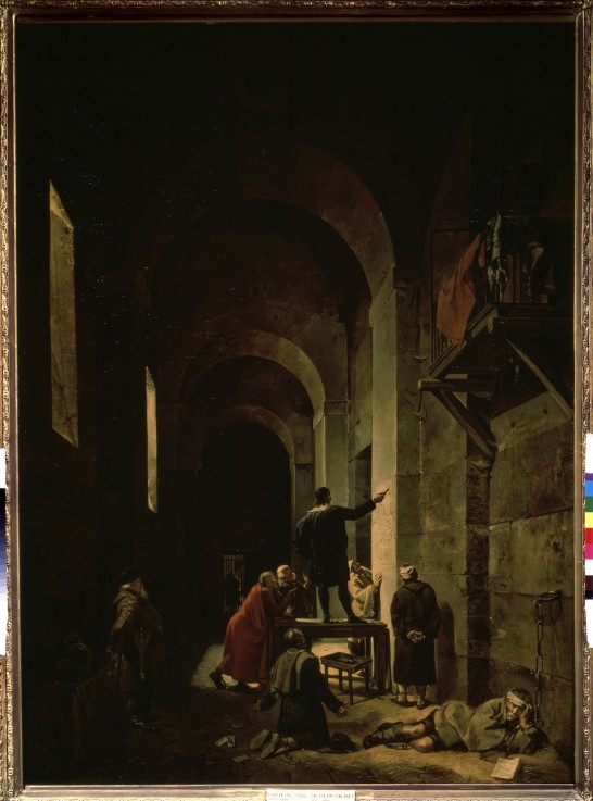 The Painter Jacques Stella in Prison a François Marius Granet