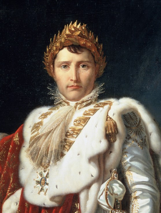 Portrait of Emperor Napoléon I Bonaparte (Detail) a François Pascal Simon Gérard