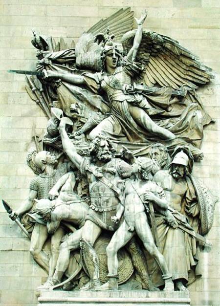 La Marseillaise, detail from the eastern face of the Arc de Triomphe a Francois Rude