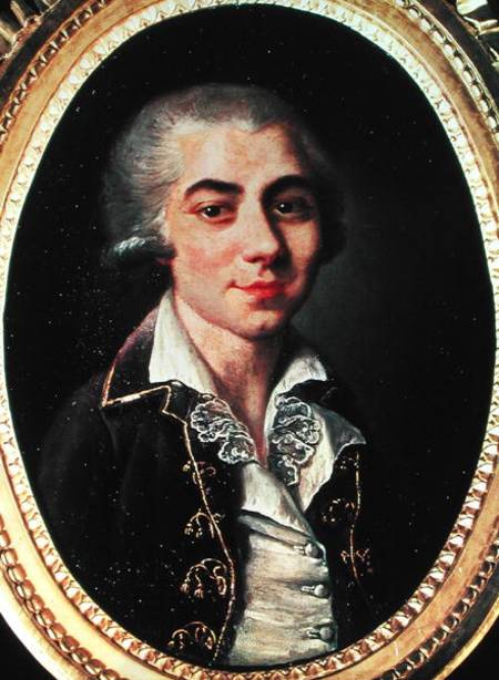 Portrait of Andre Chenier (1762-94) a Francois Thomise