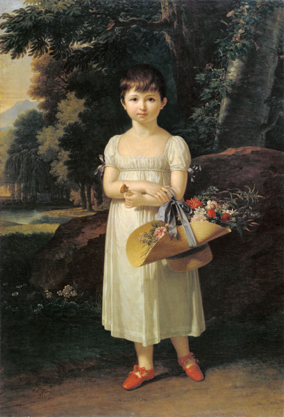 Portrait of Amelia Oginski a Francois Xavier Fabre