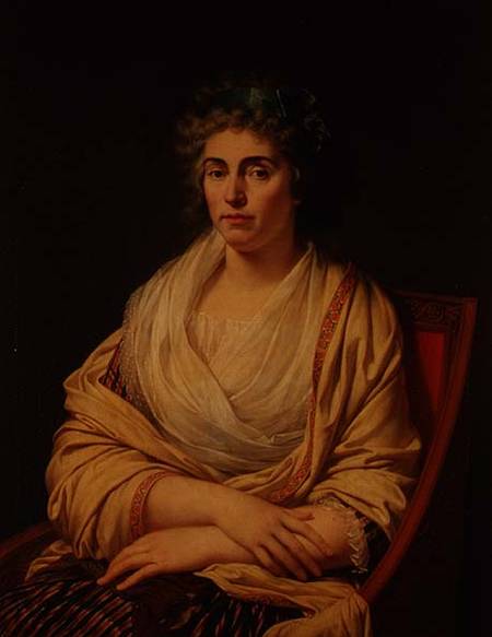 Portrait of Louise Maximiliana Caroline Countess of Albany (1752-1824) a Francois Xavier Fabre