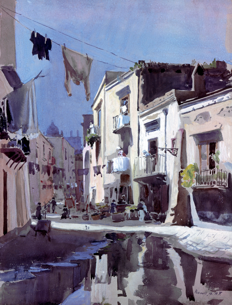 Alley in Pozzuoli a Frank Alfred