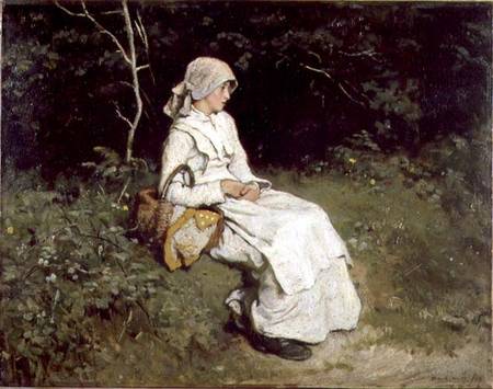 Resting by the Way a Frank Holl