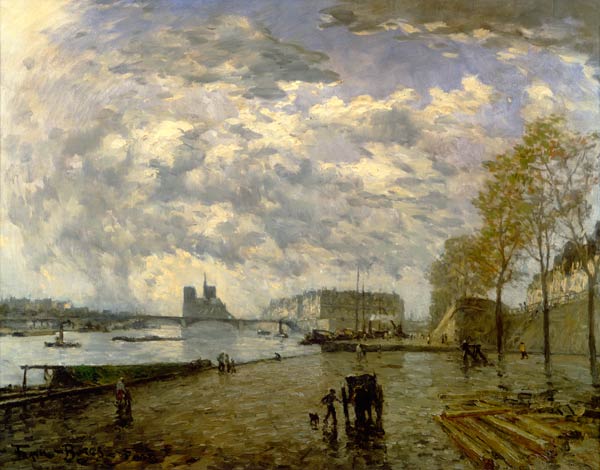 The Seine and Notre Dame a Frank Myers Boggs