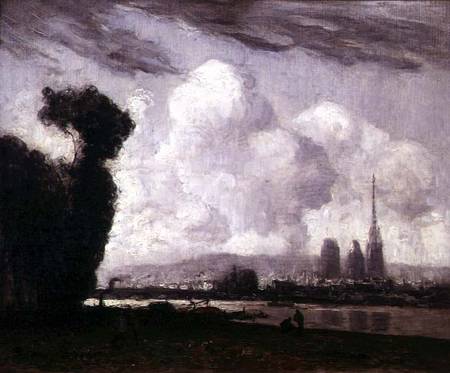 View of Rouen a Frank Myers Boggs