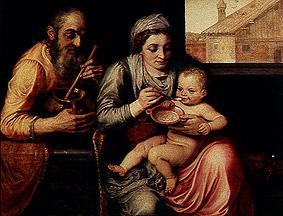 The sacred family a Frans Floris de Vriendt