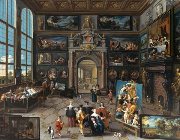 Galleria di un collezionista (insieme a Cornelis de Baellieur) a Frans Francken d. J.