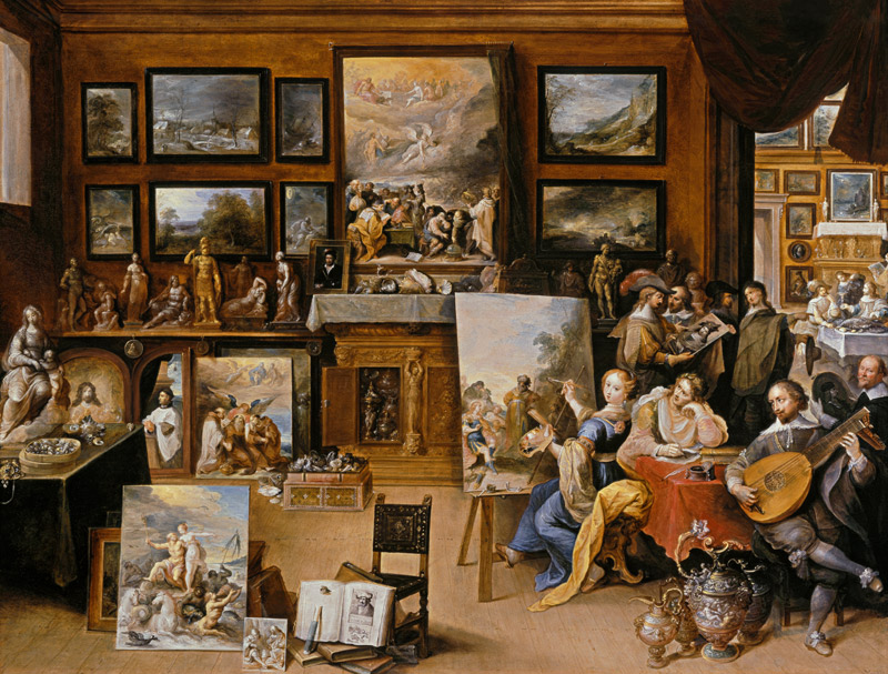 Pictura, Poesis and Musica in a Pronkkamer a Frans Francken d. J.