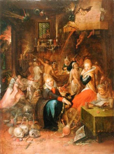 An Incantation Scene a Frans Francken d. J.
