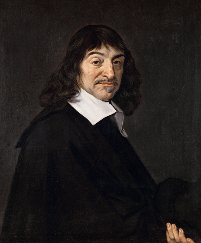 Portrait of Rene Descartes (1596-1650) a Frans Hals