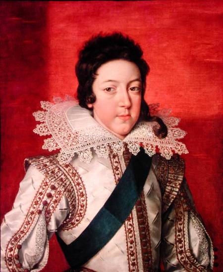 Portrait of Louis XIII (1601-43) as a Boy, wearing the Order of the Saint Espirit a Frans II Pourbus