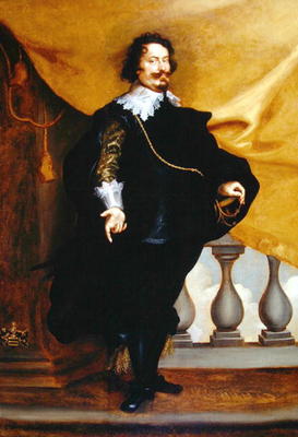 Portrait of an Aristocrat (oil on canvas) a Frans Luyckx or Leux