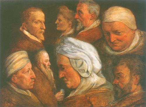 Head studies (to the Vigilius triptych) a Frans Pourbus d. Ä.
