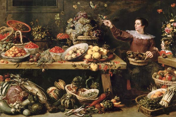 Still Life with Fruit and Vegetables a Frans Snyders