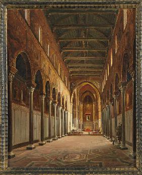Interior of the Monreale Cathedral Santa Maria Nuova