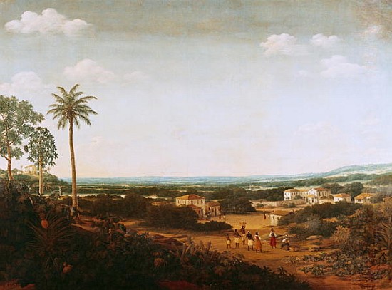 House of a Portuguese Nobleman in Brazil a Frans Jansz Post