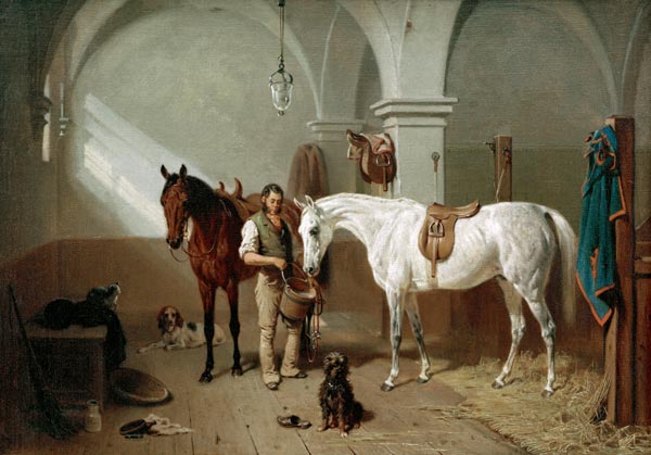 Horse Stable a Franz Adam