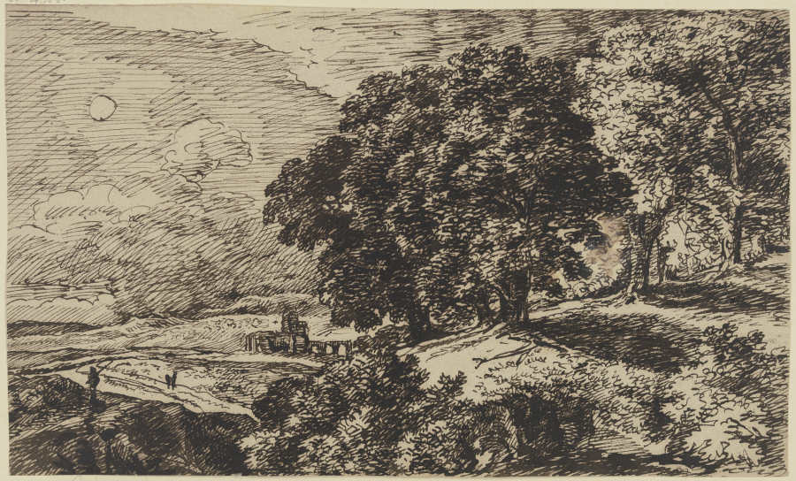 Landscape full of trees a Franz Innocenz Josef Kobell