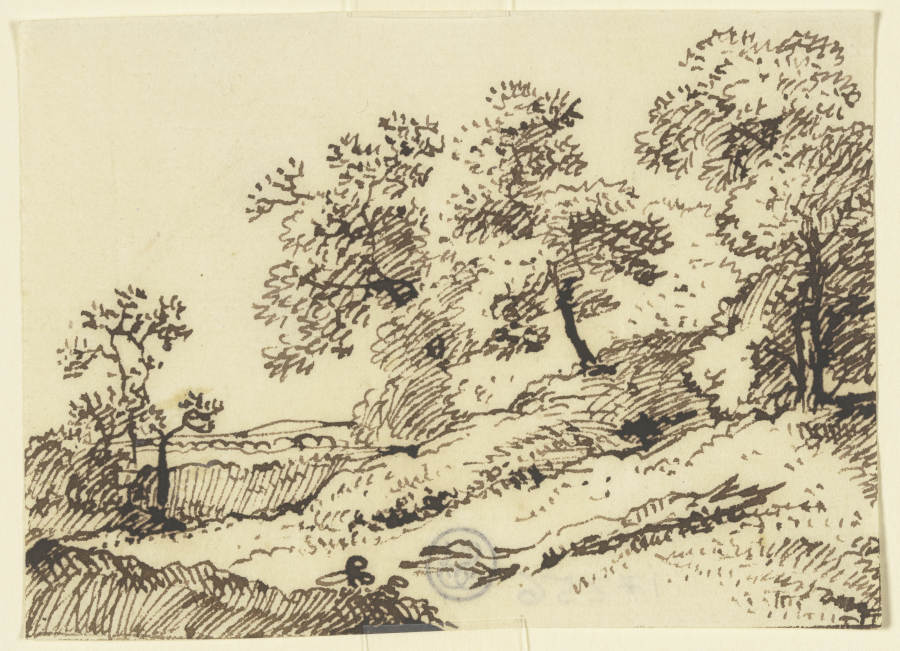 Hügel in einer Landschaft a Franz Innocenz Josef Kobell