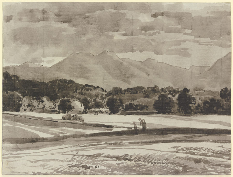 Foothill landscape a Franz Innocenz Josef Kobell