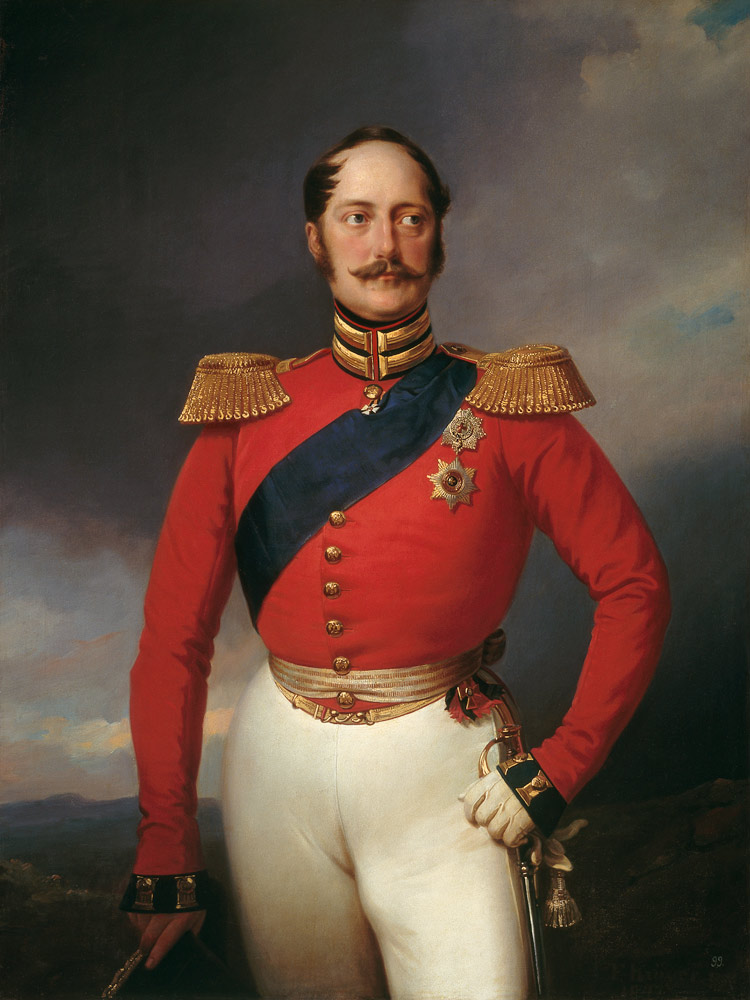 Portrait of Emperor Nicholas I  (1796-1855) a Franz Krüger