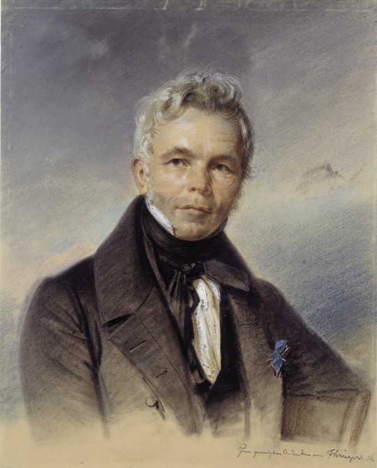 Portrait of Karl Friedrich Schinkel a Franz Krüger