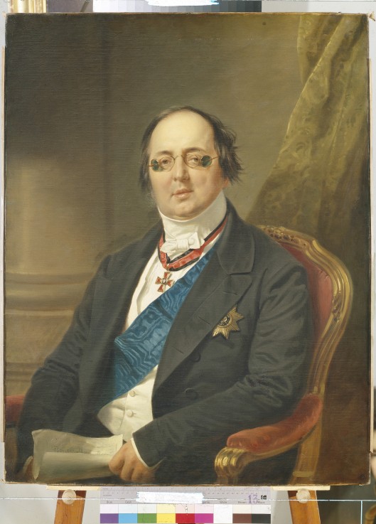 Portrait of Count Alexander Kushelev-Bezborodko (1800-1855) a Franz Krüger