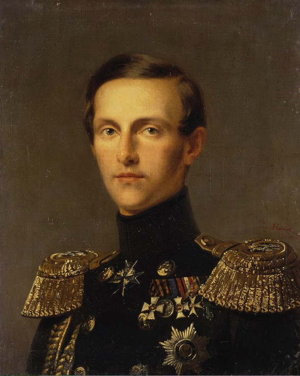 Portrait of Grand Duke Konstantin Nikolayevich of Russia (1827-1892) a Franz Krüger