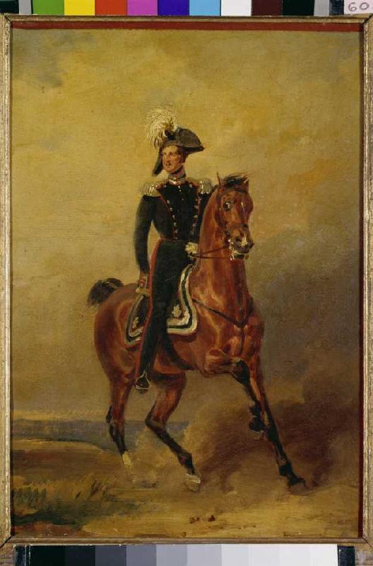 Tsar Nikolaus to horse a Franz Krüger