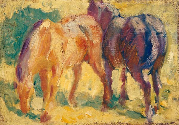 Small horse picture. a Franz Marc