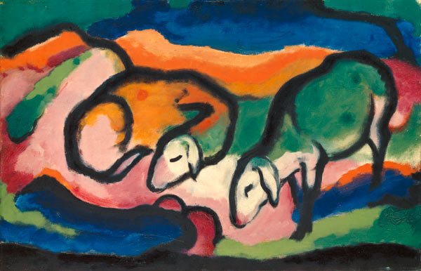 Sheep a Franz Marc